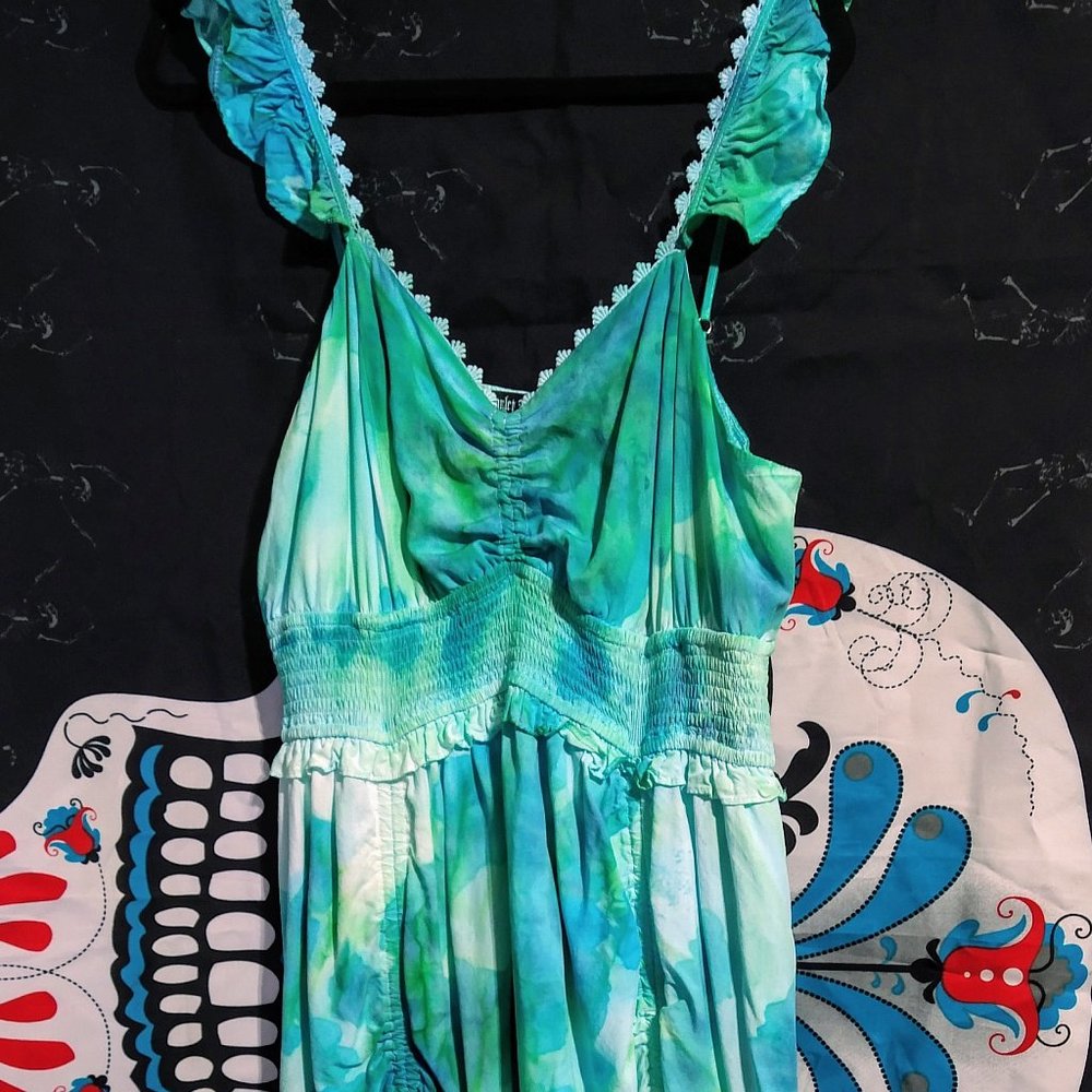 Scarlet Darkness custom tie dyed dress